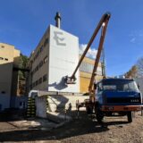 Naše teplo. Vaše pohodlí. Nově i na budově teplárny